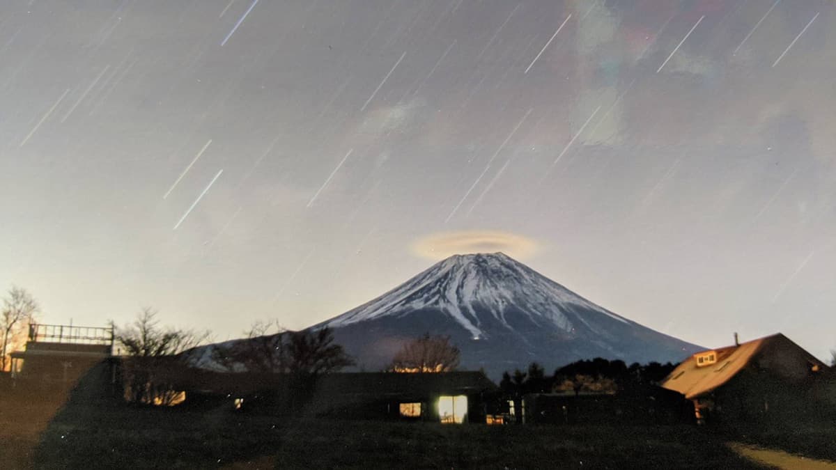 富士山が見えるキャンプ場、アーバンキャンピング朝霧宝山から撮れた富士山の画像4