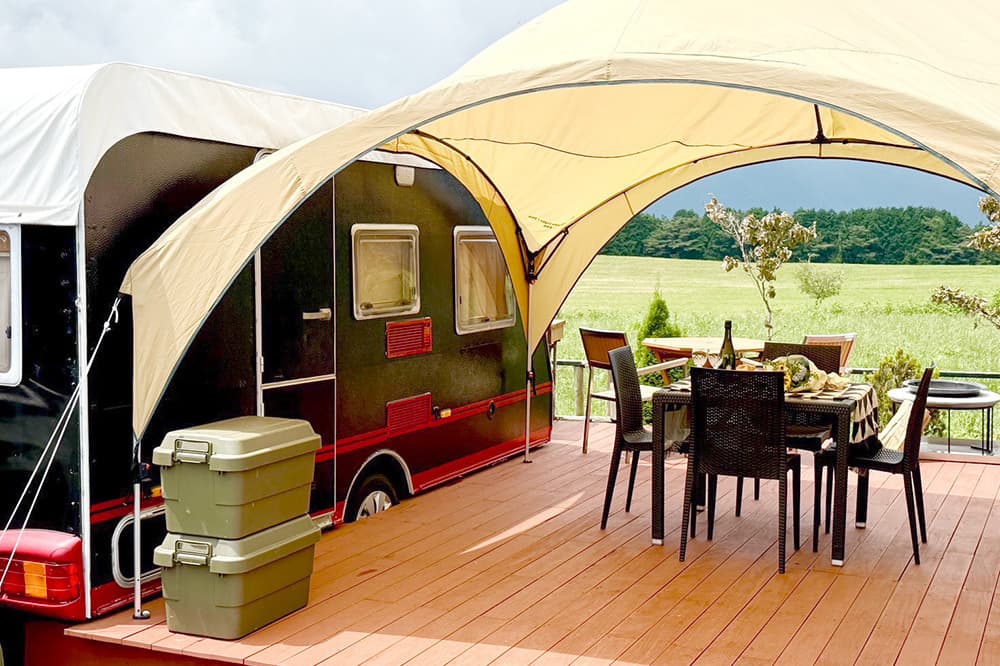 トレーラーハウスの画像